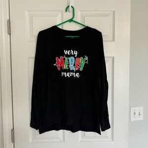Christmas Maternity Long Sleeve Shirt